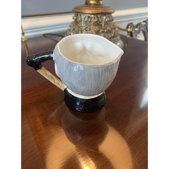 Vintage‎ Toby Mug Thorley Bone China Hand Painted Creamer 3" Tall RARE. - Picture 4 of 5